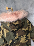 Parka Camuflaje Rosa