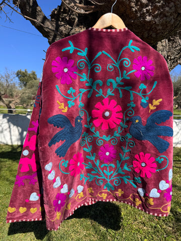 Chaqueta Terciopelo India