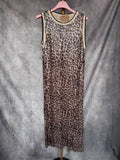 Vestido lentejuelas animal print