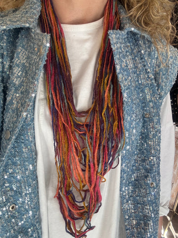 Collar lana color multicolor