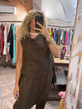 Top / Chaleco Lino