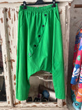 Pantalón botones verde