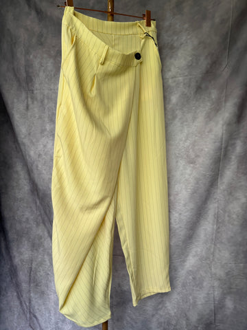 Pantalón pareo rayas amarillo