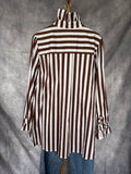 Camisa rayas marrones