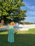 Vestido rayas verdes
