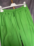 Pantalón algodón verde
