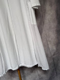 Camiseta larga / Vestido blanco