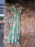 Vestido largo seda