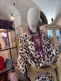 Camisa animal print blanca