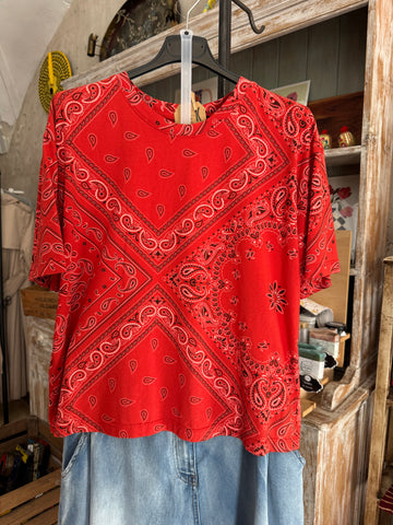 Camiseta Bandana roja