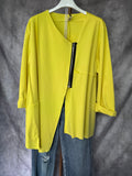 Chaqueta punto milano amarilla