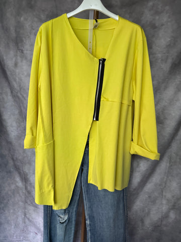 Chaqueta punto milano amarilla