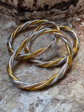 Pulsera Budista / Pan de Oro / DOBLE TRES COLORES