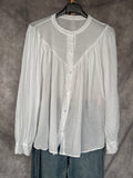 Blusa algodón blanca