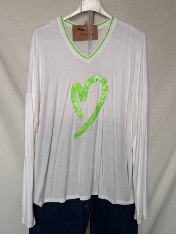Jersey corazón verde