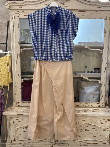 Camisa manga corta Vichy