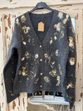 Chaqueta lentejuelas gris