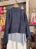 Chaqueta denim rayas