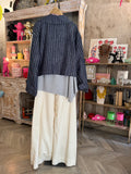Chaqueta denim rayas