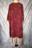 Kimono bordado largo