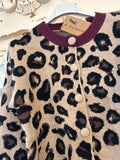 Chaqueta punto animal print