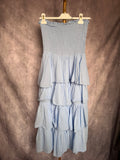 Vestido / falda volantes azul