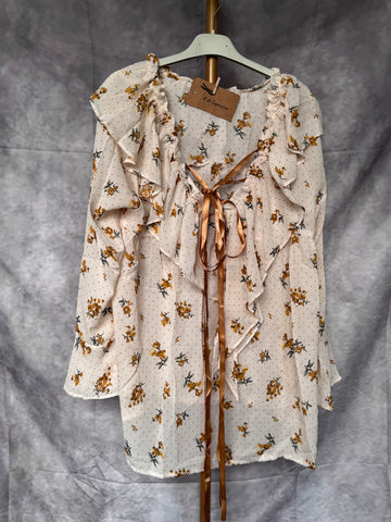 Blusa flores