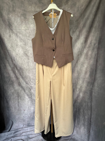 Chaleco taupe