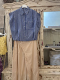 Camisa manga corta Vichy