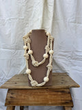 Collar largo madera
