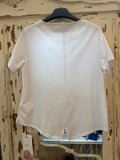 Camiseta asimétrica blanca