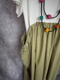 Vestido Ofelia kaki