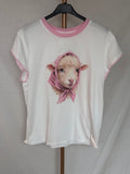 Camiseta oveja rosa