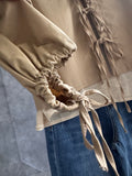 Camisa/ Sobrecamisa Lazos camel