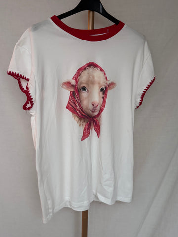 Camiseta oveja roja