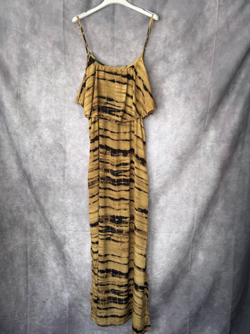 Vestido largo seda