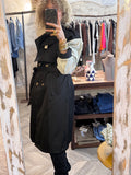 Gabardina negra