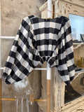 Camisa vichy negra
