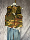 Chaleco camuflaje kaki