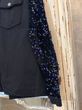 Camisa/ Sobrecamisa lentejuelas negra