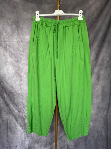 Pantalón algodón verde