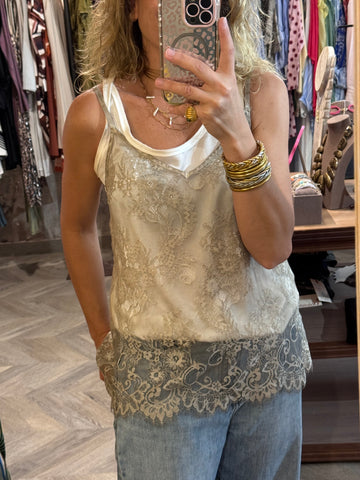 Top encaje
