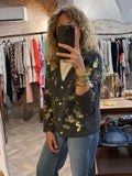 Chaqueta lentejuelas gris