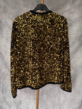 Chaqueta Lentejuelas doradas