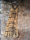 Vestido largo seda