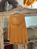 Chaqueta calada naranja