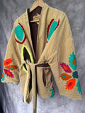 Kimono Bordado Camel