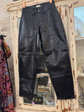 Pantalón barrel ecopiel