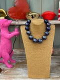 Collar Resina Azul