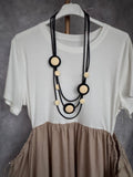 Vestido Ofelia camel